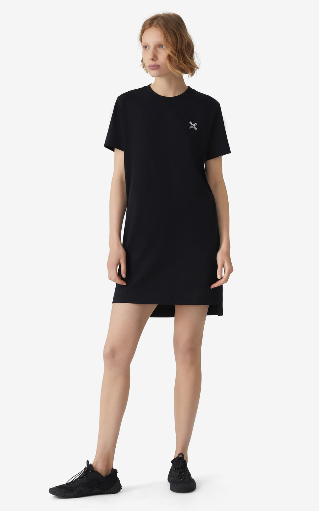 Kenzo Sport Little X t shirt φορέματα γυναικεια μαυρα | GR885097